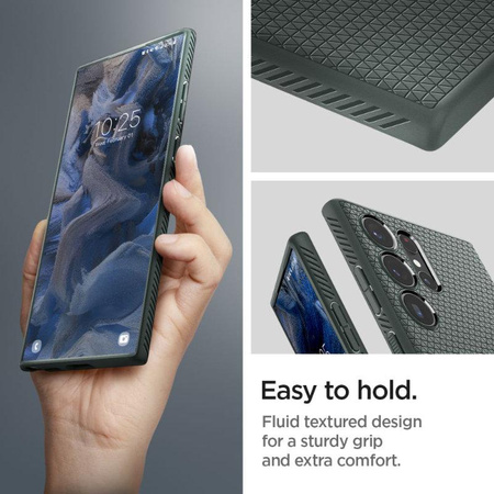 Spigen Liquid Air - Gehäuse für Samsung Galaxy S23 Ultra (Abyss Grün)