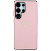 Guess Hot Stamp 4G Muster Dreieck Metall Logo - Samsung Galaxy S25 Ultra Case (rosa)