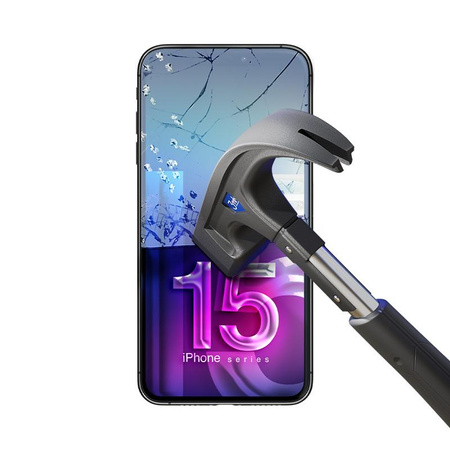 3mk FlexibleGlass - Hibrid üveg az iPhone 15-ös készülékhez