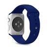 PURO ICON - Bracelet sport élastique pour Apple Watch 42/44/45 mm (S/M & M/L) (bleu marine)