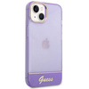 Guess Translucide - Coque pour iPhone 14 Plus (violet)