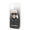Karl Lagerfeld Iconic Karl Gradient - pouzdro pro iPhone 11 (černé)
