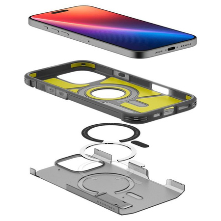 Spigen Tough Armor MagSafe - Gehäuse für iPhone 16 Pro Max (Frost Black)