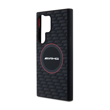 Étui AMG Silicone Carbon Pattern MagSafe - Samsung Galaxy S24 Ultra (noir)