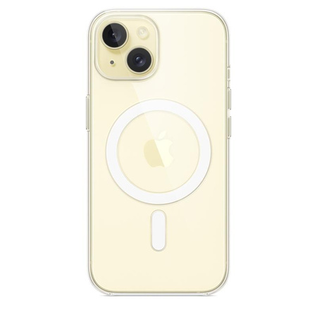 Apple průhledné pouzdro - Pouzdro MagSafe pro iPhone 15 (Čiré)