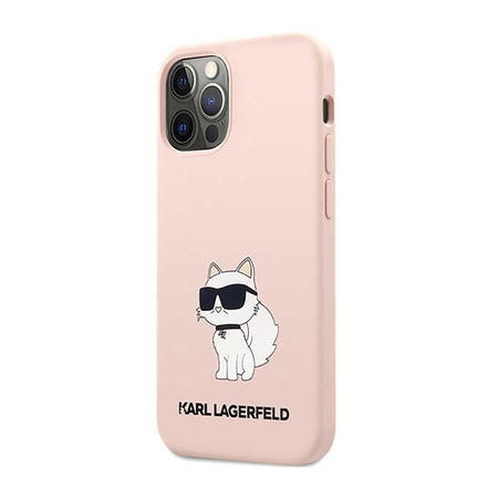 Karl Lagerfeld Silicone NFT Choupette - iPhone 12 / iPhone 12 Pro Case (pink)
