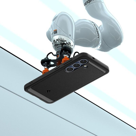 Spigen Rugged Armor MagSafe - Gehäuse für Samsung Galaxy S25 (Mattschwarz)
