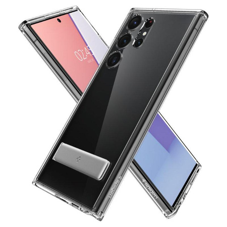 Spigen Ultra Hybrid "S" - Etui pour Samsung Galaxy S23 Ultra (Transparent)