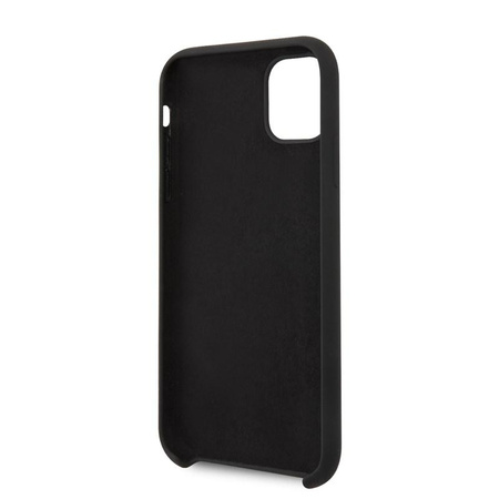 Guess Silicone Vintage - Etui iPhone 11 Pro (czarny)