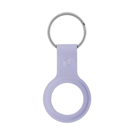 Crong Silicone Case with Key Ring – Brelok do Apple AirTag (lawendowy)