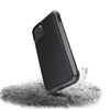 X-Doria Defense Lux - Hliníkové pouzdro pro iPhone 11 Pro (pádový test 3 m) (černá kůže)