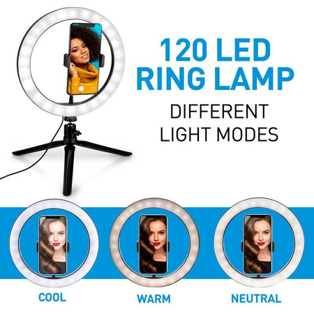 Grundig - Ring light pour photos, selfie, maquillage