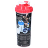 Dunlop - Shaker sports bottle with convenient closure 550 ml (red)