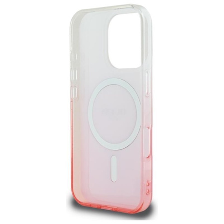 Guess IML Glitter Gradient MagSafe - iPhone 16 Pro tok (rózsaszín)
