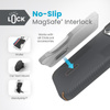 Speck Presidio2 Grip ClickLock & MagSafe - iPhone 15 Pro Tasche (Holzkohle Grau / Cool Bronze)