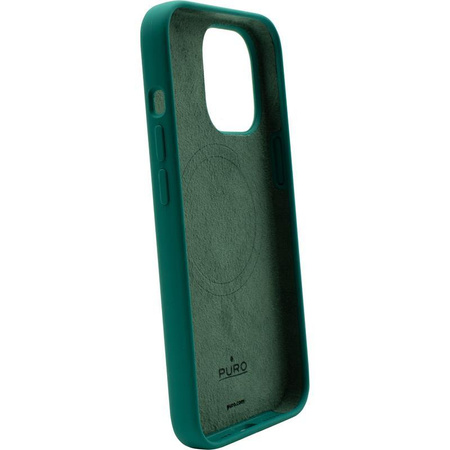 PURO ICON MAG - iPhone 14 Pro MagSafe Case (Dark green)