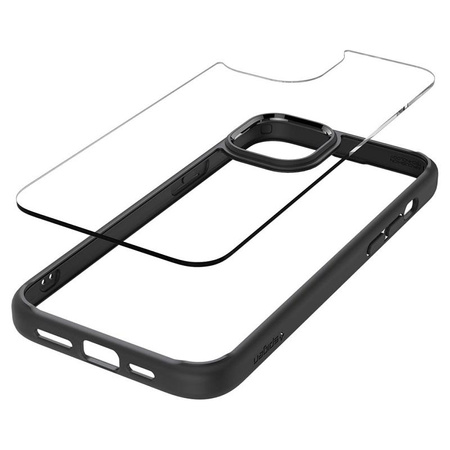 Spigen Ultra Hybrid - Schutzhülle für iPhone 15 Plus (Mattschwarz)