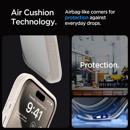 Spigen Ultra Hybrid - Gehäuse für iPhone 15 Pro Max (Titanium)