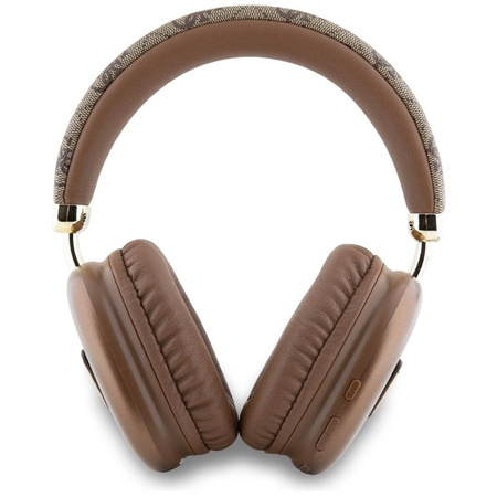 Guess 4G Triangle Logo - Écouteurs intra-auriculaires sans fil Bluetooth V5.3 (marron)