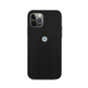 BMW Leather Curve Perforate - Case for iPhone 12 / iPhone 12 Pro (Black)