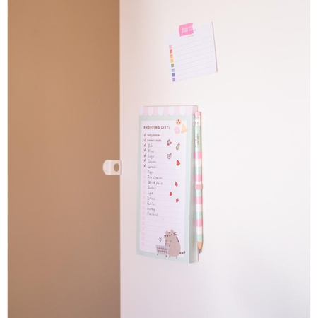 Pusheen - Notatnik z magnesem na lodówkę + ołówek z Kolekcji Foodie