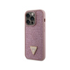 Guess Rhinestone Triangle - iPhone 14 Pro Case (pink)