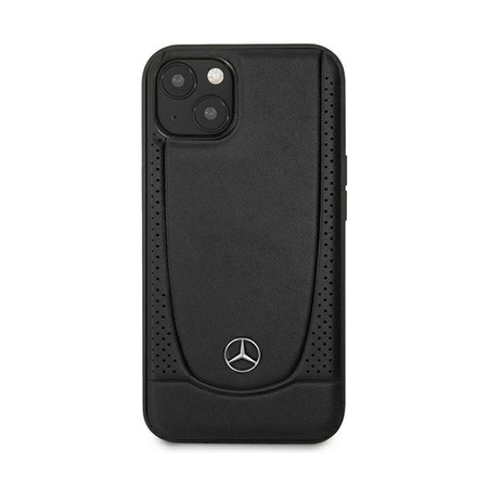 Mercedes Leather Urban Line - Tasche iPhone 15 Plus (Schwarz)