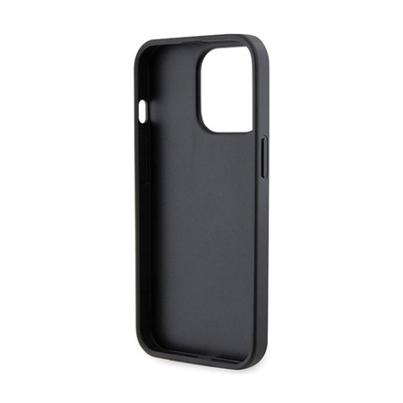 Guess Crossbody 4G Metal Logo - Coque iPhone 13 Pro (noir)