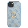 Pouzdro Guess 4G Ring Case - pouzdro pro iPhone 13 mini (modré)