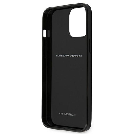 FERRARI On Track Carbon - Coque iPhone 12 / iPhone 12 Pro (noir)