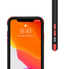 Crong Trace Clear Cover - iPhone 11 Pro Case (Black/Red)