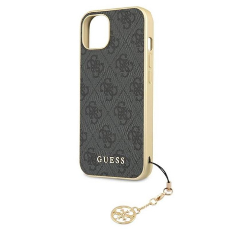 Guess 4G Charms Collection - pouzdro pro iPhone 13 (šedé)