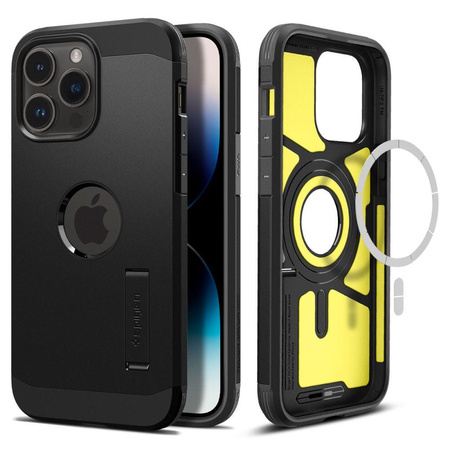 Spigen Tough Armor MagFit - MagSafe iPhone 14 Pro Case (Black)