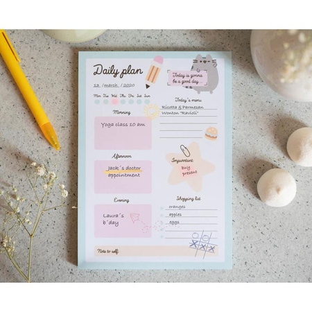 Pusheen - Planner dzienny z kolekcji Foodie