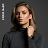 Crong Milano Steel - Edelstahlarmband für Apple Watch 44/45/46/49 mm (graphit)