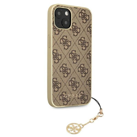 Guess 4G Charms Kollektion - iPhone 13 Tasche (braun)
