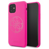 Guess Slilicon 4G Tone on Tone Logo - iPhone 11 Pro Max tok (Fukszia)