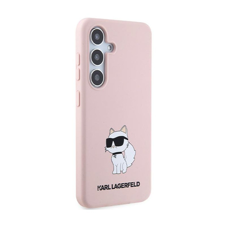 Karl Lagerfeld Silicone Choupette - Samsung Galaxy S24+ Case (pink)