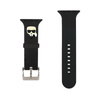 Karl Lagerfeld Silicone Karl Head - Bracelet pour Apple Watch 38/40/41 mm (noir)