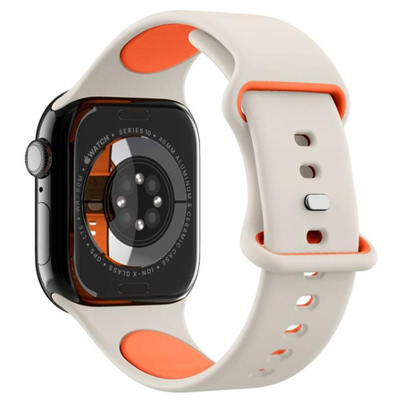 Spigen Nano Pop – Řemínek pro Apple Watch 44/45/46/49 mm (Oranžová Béžová)