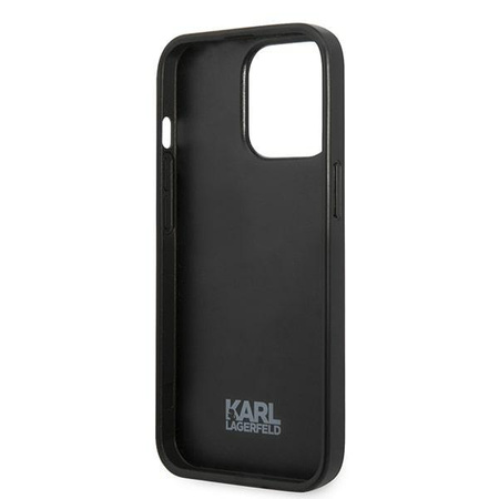 Karl Lagerfeld Iconic Karl Flower - iPhone 13 Pro Case (gray)