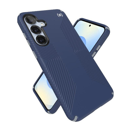 Speck Presidio2 Grip Magnet - Case for Samsung Galaxy S25+ / 24+ MagSafe (Coastal Blue/Dust Grey/White)