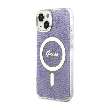 Guess 4G MagSafe - Case for iPhone 14 Plus (Purple)