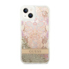 Guess Liquid Glitter Paisley - iPhone 14 tok (arany)