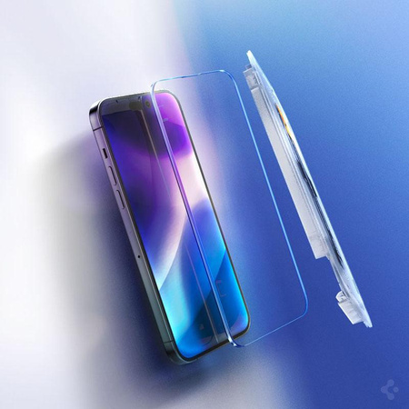 Spigen Glas.TR EZ Fit - Verre trempé pour Apple iPhone 14 Pro Max 2 pièces