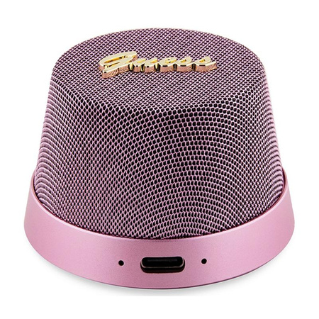Guess Magnetic Script Metal Logo - Bluetooth speaker V5.3 (pink)