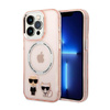 Karl Lagerfeld Karl & Choupette Aluminium MagSafe - iPhone 14 Pro Case (rose)
