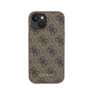 Guess 4G Metal Gold Logo - Coque iPhone 15 (marron)