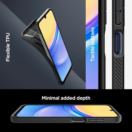 Spigen Liquid Air - tok Samsung Galaxy A15 4G/5G (matt fekete)