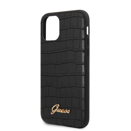 Guess Croco Case - iPhone 11 Pro Case (Black)